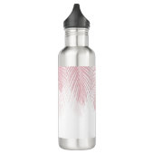 Bouteille D'eau Blush Palm Finesse Feuille 2 #tropical #art (Gauche)