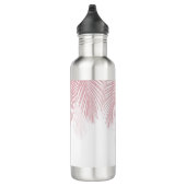 Bouteille D'eau Blush Palm Finesse Feuille 2 #tropical #art (Droite)