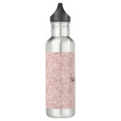 Bouteille D'eau Blush Pink Glitter  (Gauche)
