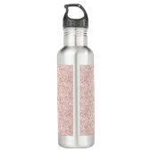Bouteille D'eau Blush Pink Glitter  (Dos)