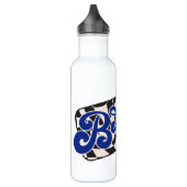 Bouteille D'eau Bobcats Checkerboard Water Bottle: Blue (Gauche)