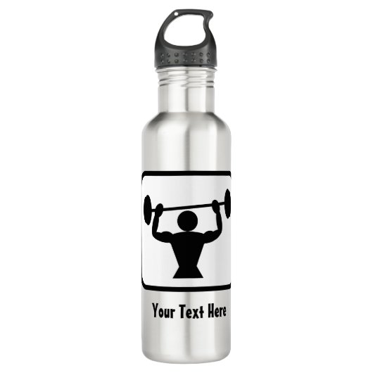 Bouteille D'eau Body Builder / Muscleman Graphic - Personnalisable (Devant)