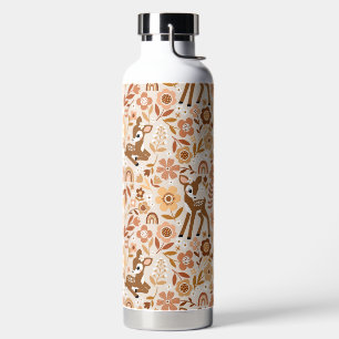 Bouteille D'eau Boeuf mignon cerf modèle floral
