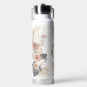 Bouteille D'eau Boho Aquarelle Tropical Floral Bouquet MOM (Salle de sport)
