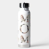 Bouteille D'eau Boho Aquarelle Tropical Floral Bouquet MOM (Gym)