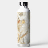 Bouteille D'eau Boho Chic Abstrait or Aquarelle marbre (Droite)