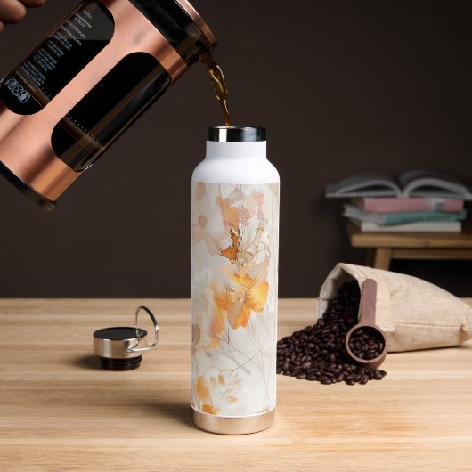 Bouteille D'eau Boho Chic Floral Aquarelle (Gym)
