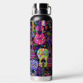 Bouteille D'eau Boho Guitares Belle (Plage)