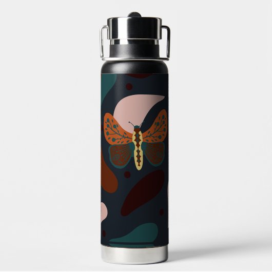 Bouteille D'eau Boho rustique classique (Arrière)