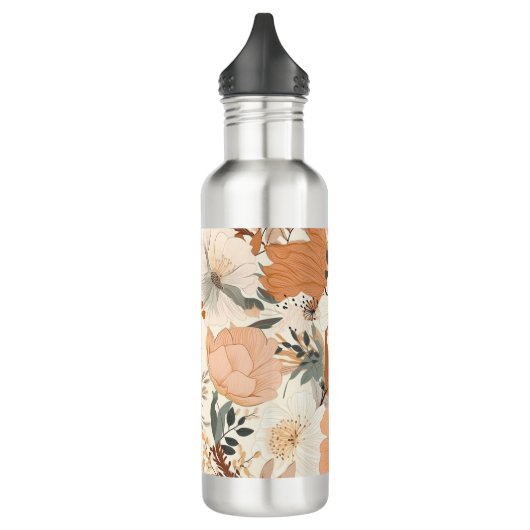 Bouteille D'eau Boho style fleurs couleurs motifs (Gauche)