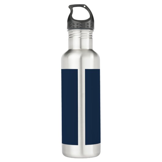 Bouteille D'eau Boho Sunflower bleu simple (Dos)