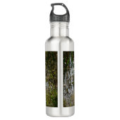 Bouteille D'eau Bois cigogne Oiseaux Métaux Photo (Dos)