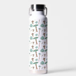 Bouteille D'eau Bois de champignons fleurs motif Turquoise vert Br<br><div class="desc">Offrez-vous la beauté de la nature grâce à notre Motif de fleurs de champignons de bois Turquoise Green Brown Water Bottle. Cette bouteille d'eau unique présente une illustration captivante des champignons des bois et de la flore florissante dans une délicieuse palette de couleurs turquoise, verte et marron. Conçu avec une...</div>
