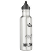 Bouteille D'eau Boîte à lunch en briques de construction personnal (Gauche)