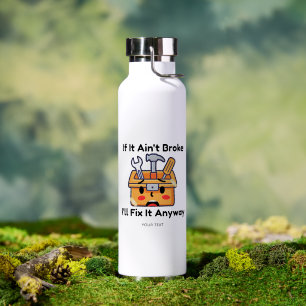 Bouteille D'eau Boîte à outils drôle de bricoleur, blague de papa