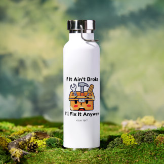 Bouteille D'eau Boîte à outils drôle de bricoleur, blague de papa