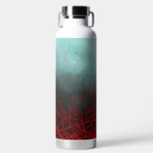 Bouteille D'eau Boîtes rouges Abstraites - Thor (Avant)