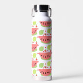 Bouteille D'eau Bol de salade de fruits Pastèque Fraises (Avant)