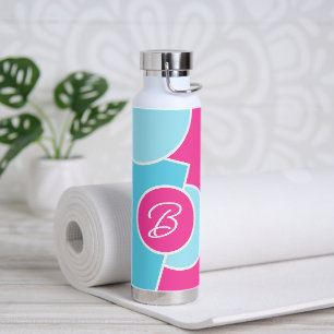 Bouteille D'eau Bold Bright Fun Chic Cercles Abstraits Art Motif