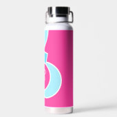 Bouteille D'eau Bold Bright Fun Chic Cercles Abstraits Art Motif (Arrière)