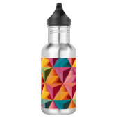 Bouteille D'eau Bold Geometric Triangle Pattern  (Droite)