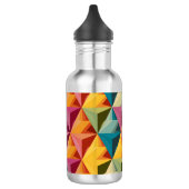 Bouteille D'eau Bold Geometric Triangle Pattern  (Gauche)