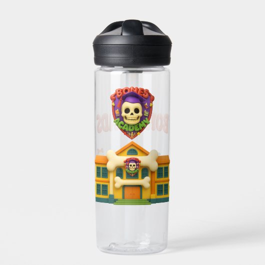 Bouteille D'eau 💀 Bones Academy™ et les Boneheads (Extérieur)