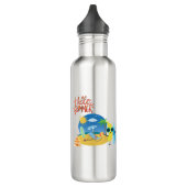 Bouteille D'eau Bonjour Summer Beach Scène (Gauche)