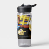 Bouteille D'eau Bonne Hanoukka Star de David menorah Dreidel Slipp (Gauche)