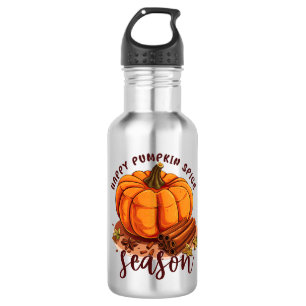 Bouteille D'eau Bonne saison des épices Citrouilles - Cosy Vibes d