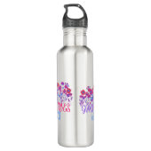 Bouteille D'eau BONNE VIBE cadeau pour ses citations positives pré (Dos)