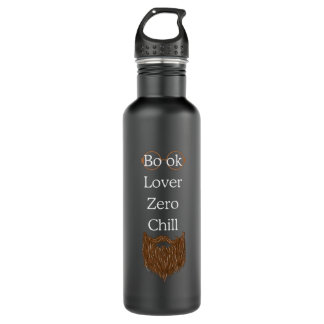 Bouteille D'eau Book Lover Zero Chill Black Water Bottle