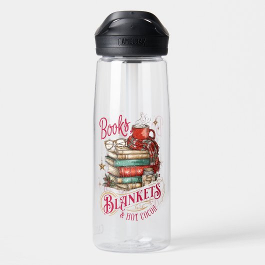 Bouteille D'eau Books Blankets and Hot Cocoa  (Arrière)