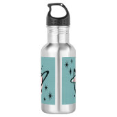 Bouteille D'eau Boomerangs atomiques et Starbursts ©studioxtine (Dos)