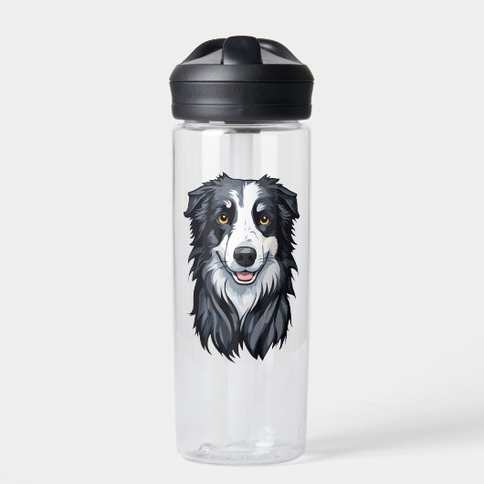 Bouteille D'eau Bordure Collie (Extérieur)