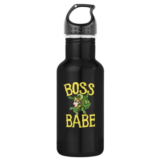 Bouteille D'eau Boss babe Feminist Medusa (Devant)