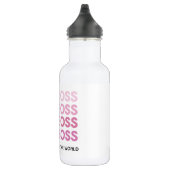Bouteille D'eau Boss de fille rose moderne Meilleur cadeau de fill (Droite)