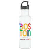Bouteille D'eau Boston Massachusetts Mid Century, Pop Art, (Devant)