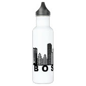 Bouteille D'eau Boston Skyline Silhouette  (Gauche)