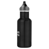 Bouteille D'eau "Boston Strong" noir blanc (Droite)