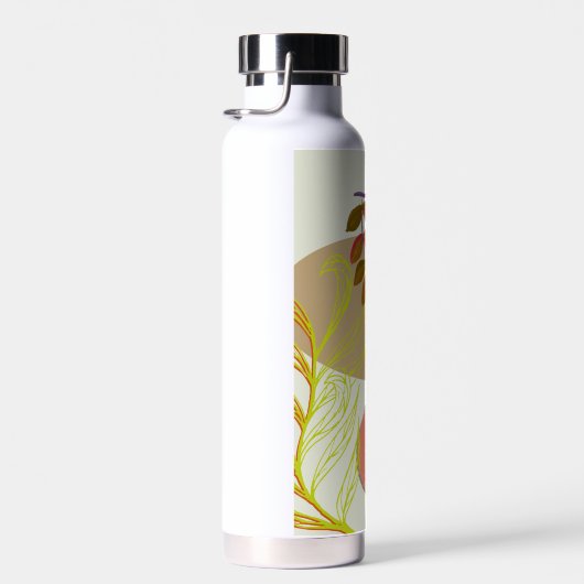 Bouteille D'eau Botanique Boho jaune vert (Plage)