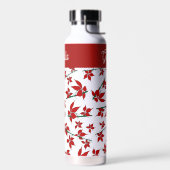 Bouteille D'eau botanique florale rouge de Noël (Gauche)