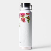 Bouteille D'eau Bougainvilliers Floral Méditerranée Grecque (Arrière)