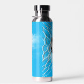 Bouteille D'eau Boule De Football Sur Ciel (Plage)