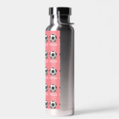 Bouteille D'eau Boule de soccer de l'enfant Nom personnalisé Fille (Gauche)