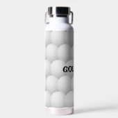 Bouteille D'eau Boules de golf Abstrait Cuivre Vacuum Isolé (Avant)