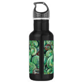 Bouteille D'eau Boules de Noël vertes (Dos)