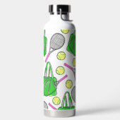 Bouteille D'eau Boules de sac de tennis rose vert Préppy (Droite)