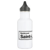 Bouteille D'eau Boulevard Saint Laurent, plaque de rue de Montréal (Gauche)