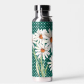 Bouteille D'eau Bouquet Aquarelle Daisy Sur Les Pois Caillés (Gauche)